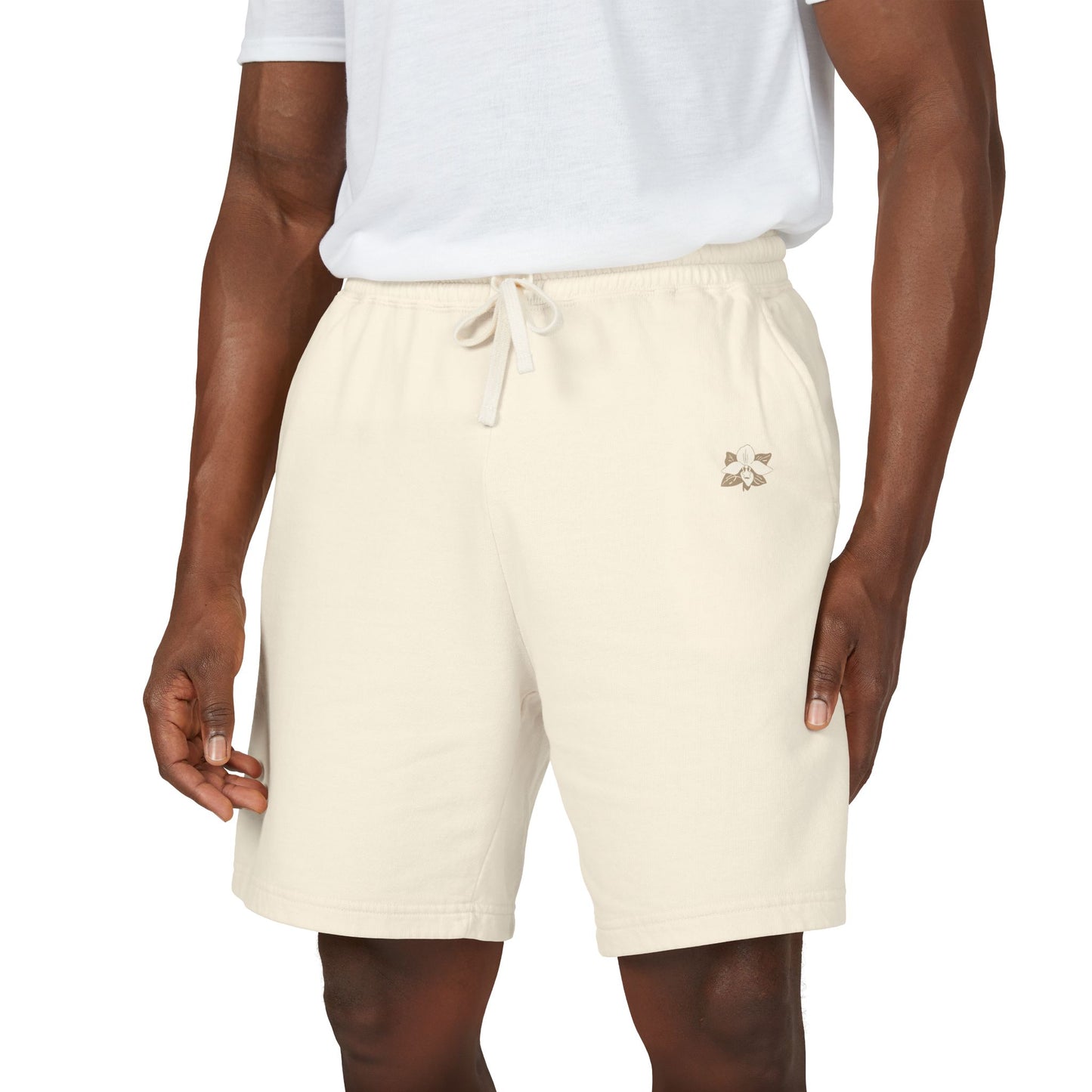 Orchid cotton shorts
