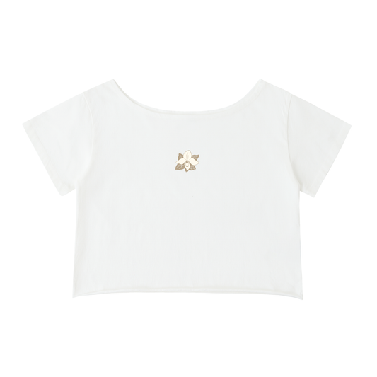 Orchid Off-Shoulder Tee